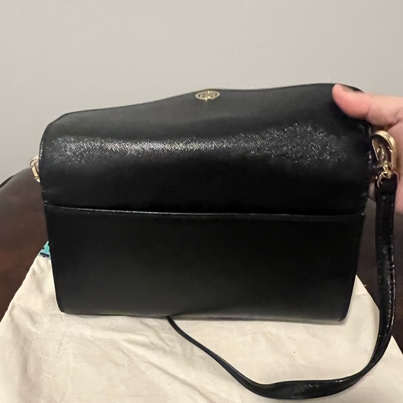 Authentic black Tory Burch crossbody wallet bag - Picture 7 of 13